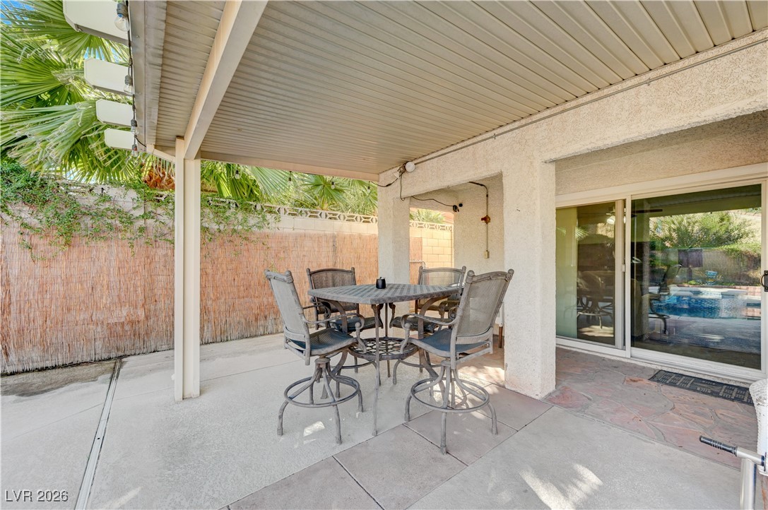 14 Barton Spring Circle Henderson, NV 89074 - Photo 54 of 64 View of patio / terrace with outdoor dining space