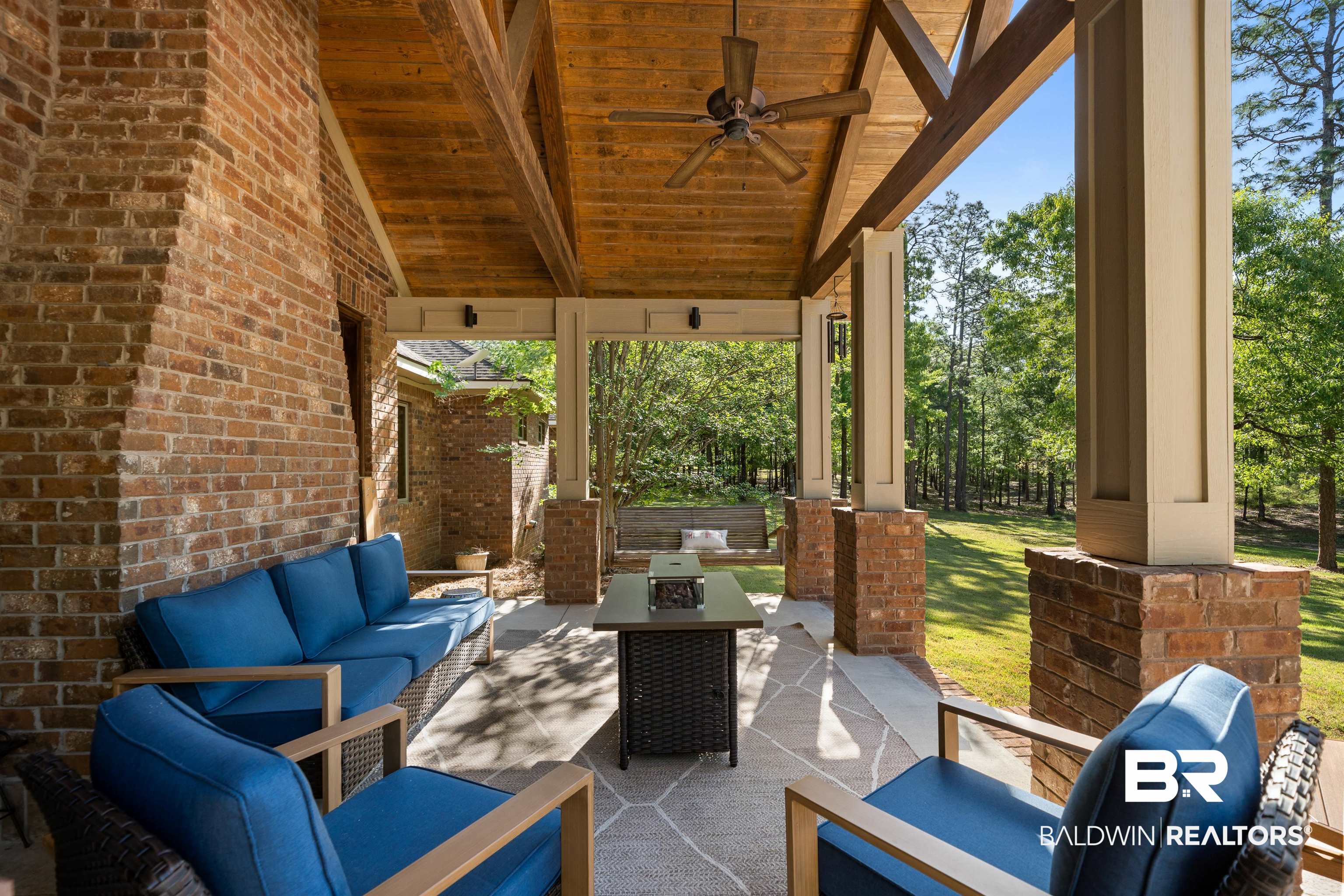 47252 Emmons Road Bay Minette, AL 36507 - Photo 44 of 50 View of patio / terrace featuring outdoor lounge area and ceiling fan