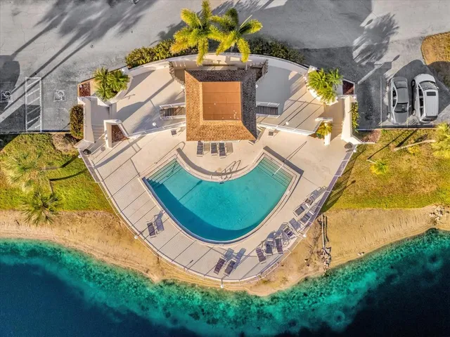 a view of an outdoor space pool patio and outdoor seating
