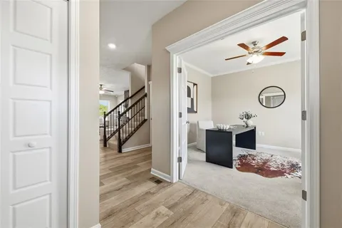a view interior of the house and entryway