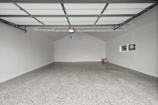 a view of a room with racks