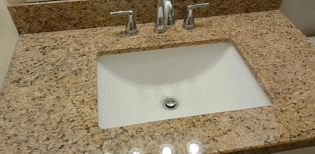 a view of a sink