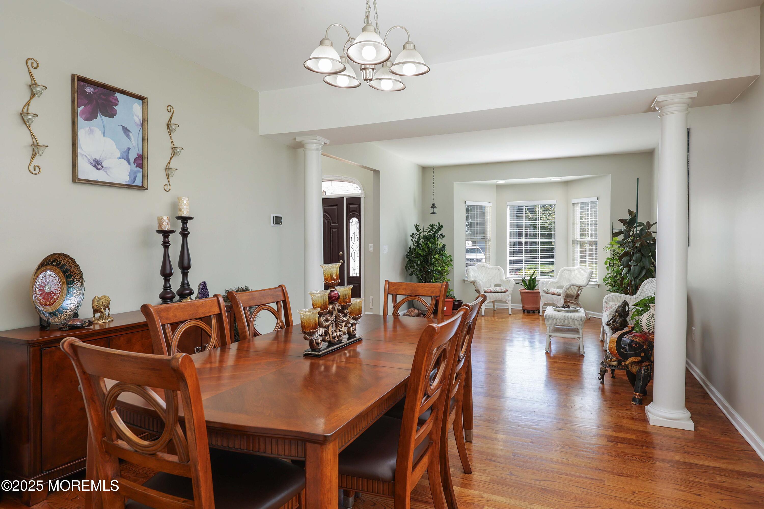 1 Boyd Road Hazlet, NJ 07730 - Photo 11 of 52 a view of a dining room with furniture window and wooden floor