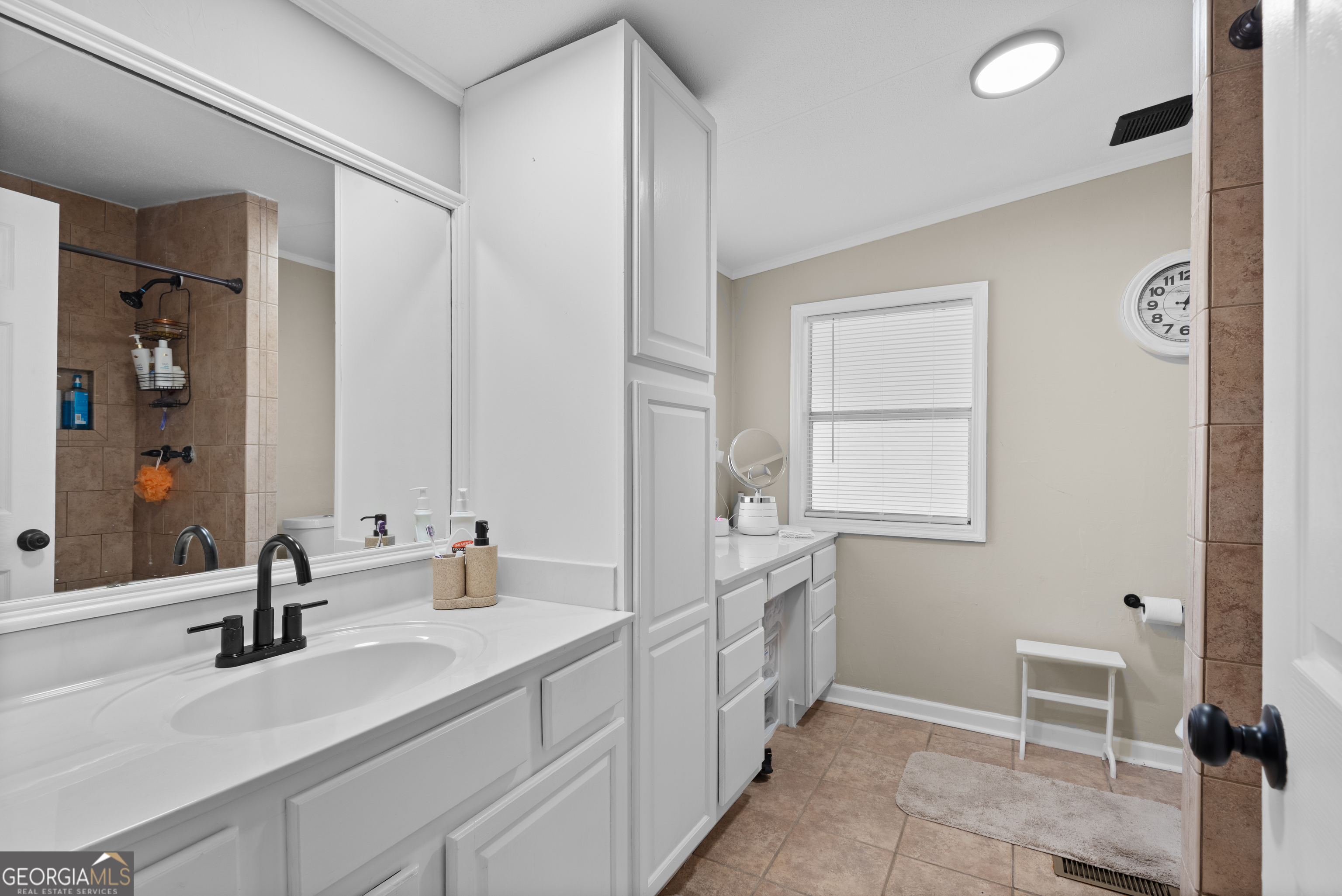 1706 Stark Road Jackson, GA 30233 - Photo 24 of 38 a bathroom with a sink and a mirror