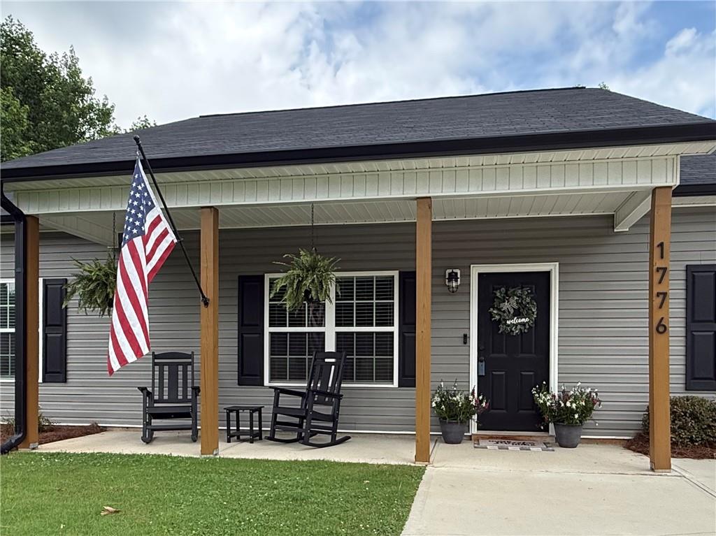 1776 Pleasant Grove Road Temple, GA 30179 - Photo 3 of 45 a front view of a house with sitting area