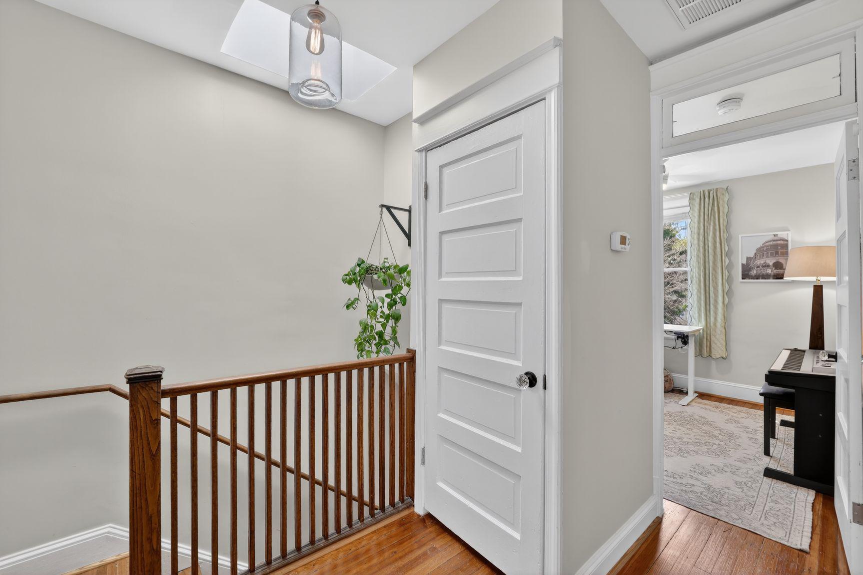 309 Webster Street Northwest Washington, DC 20011 - Photo 20 of 49 Sellers installed skylight at the top of the steps