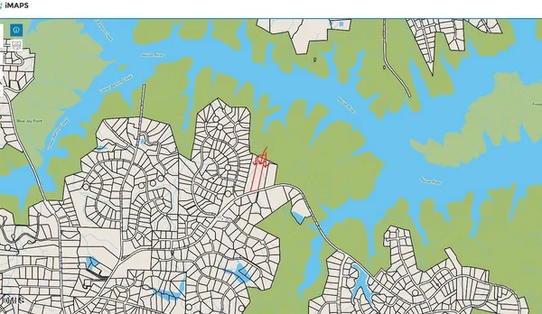 a bathroom with a sink and a shower curtain