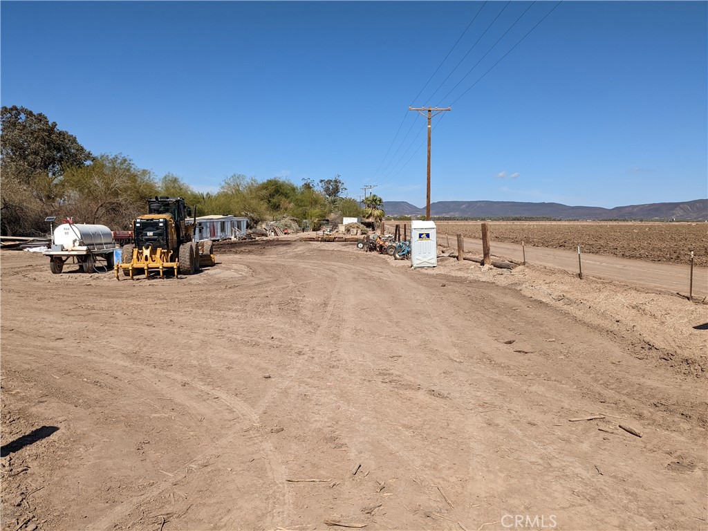 a view of a road with a roof deck