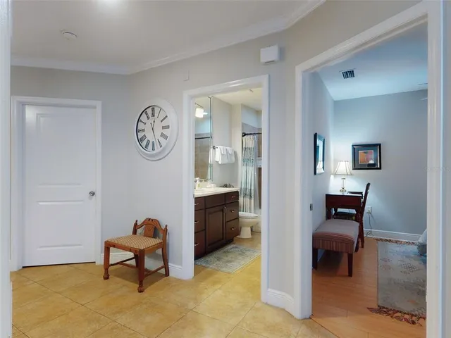 a room with storage and utility