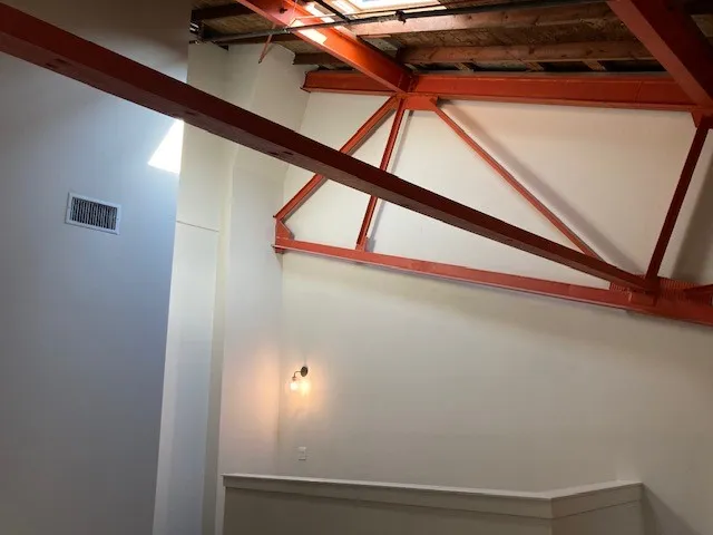 a view of an empty room