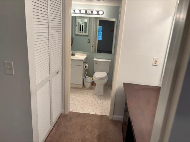 340 Pine Ridge Circle, Unit B1 Greenacres, FL 33463 - Photo 11 of 21 a view of bathroom with a toilet