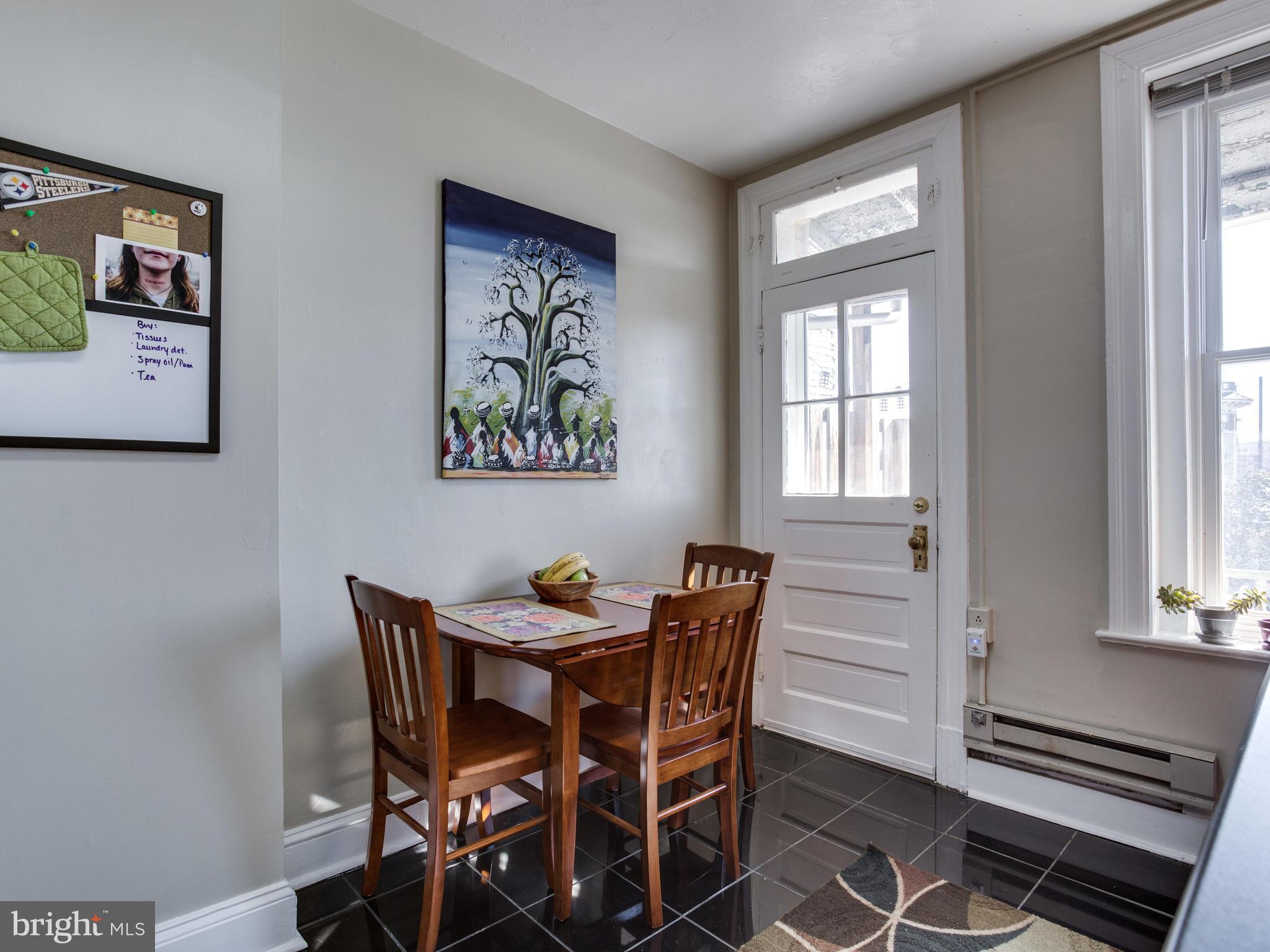 1954 Calvert Street Northwest Washington, DC 20009 - Photo 11 of 30 Unit 2 Table Space Kitchen, Opens to South Balcony