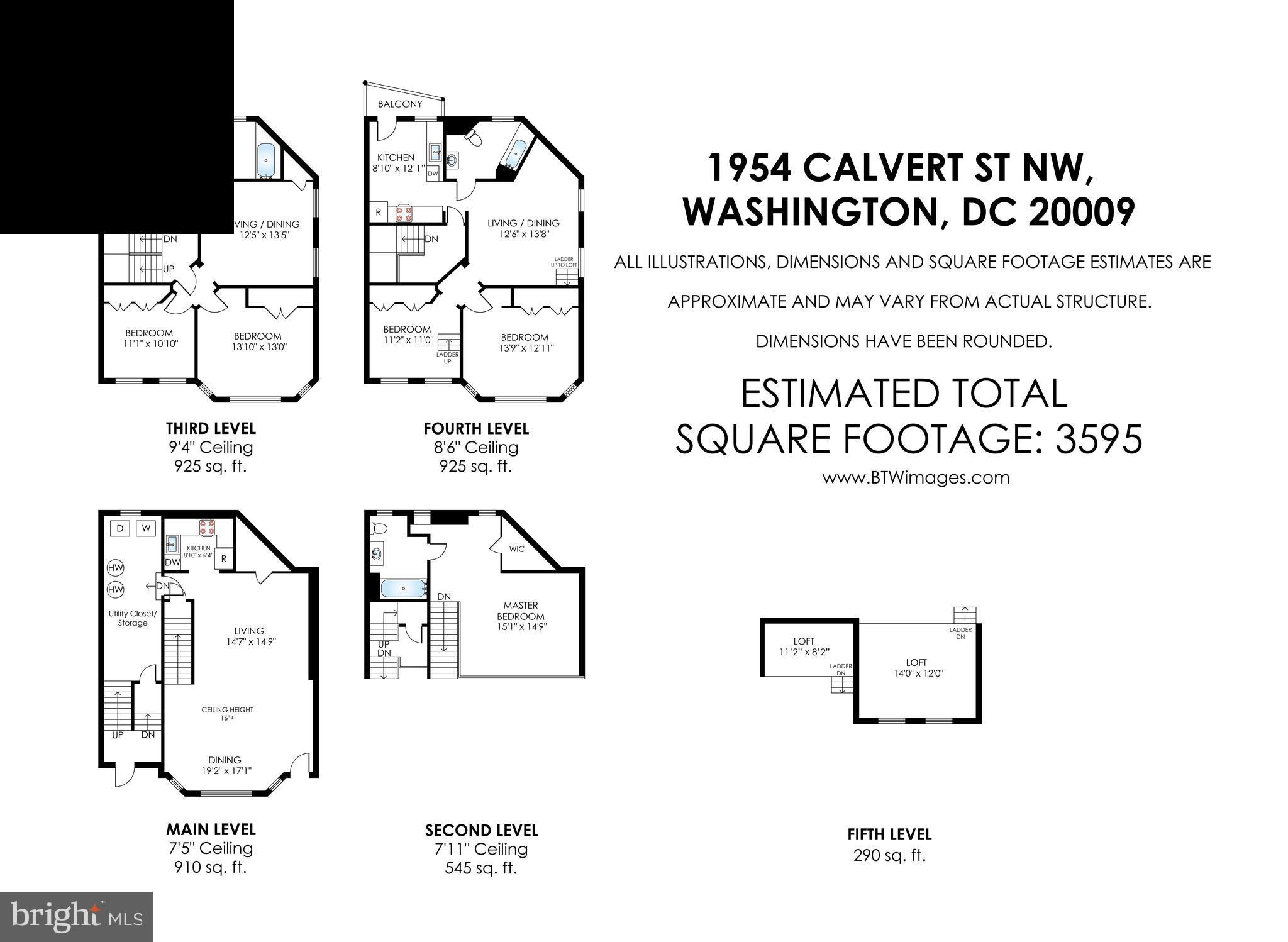1954 Calvert Street Northwest Washington, DC 20009 - Photo 30 of 30 Nearly 3,600 square feet