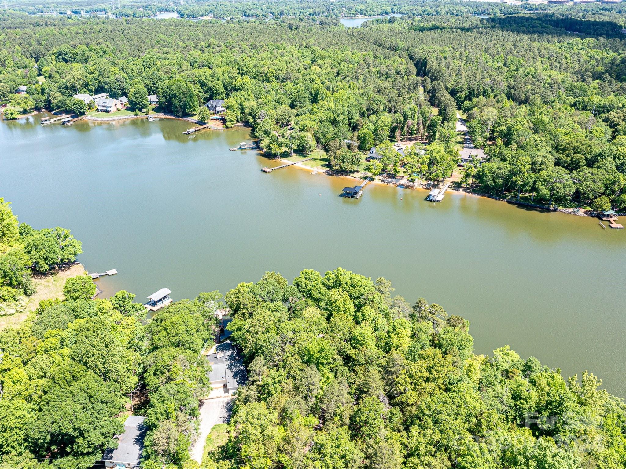 1665 Bowater Road Rock Hill, SC 29732 - Photo 40 of 43 an aerial view of residential houses with outdoor space and lake view