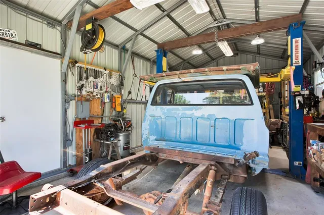 a view of storage and utility room