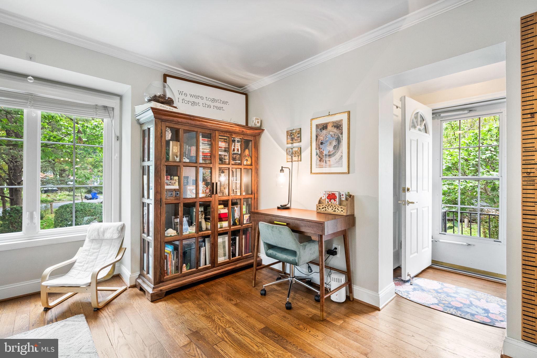 9200 Sudbury Road Silver Spring, MD 20901 - Photo 12 of 41 Cozy family room with exit to detached garage