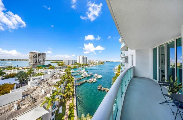 a view of a balcony with outdoor space