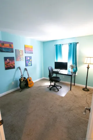 a view of a workspace with a window