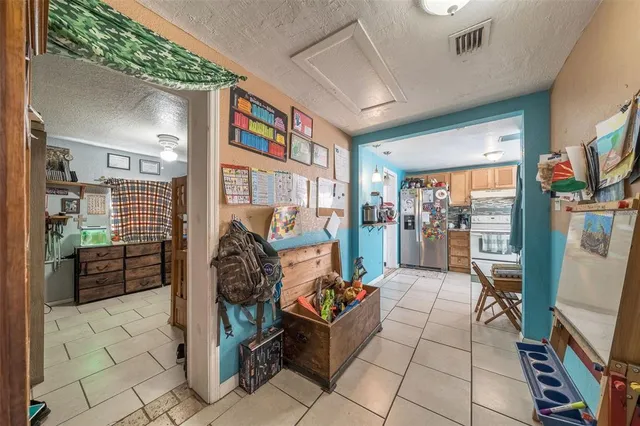 a living room filled with furniture