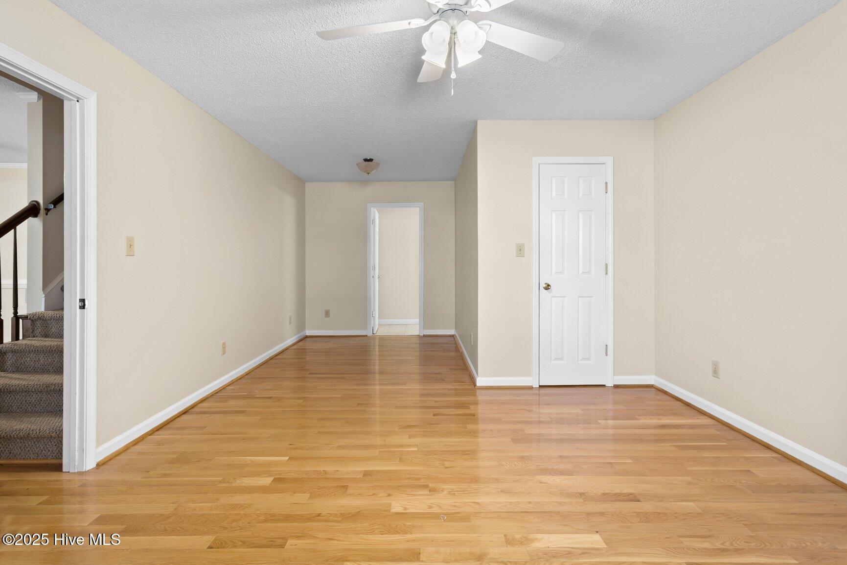 155 Deer Walk Road Tarboro, NC 27886 - Photo 15 of 31 Nice sized primary on main floor with hardwood flooring, walk in closet and En suite