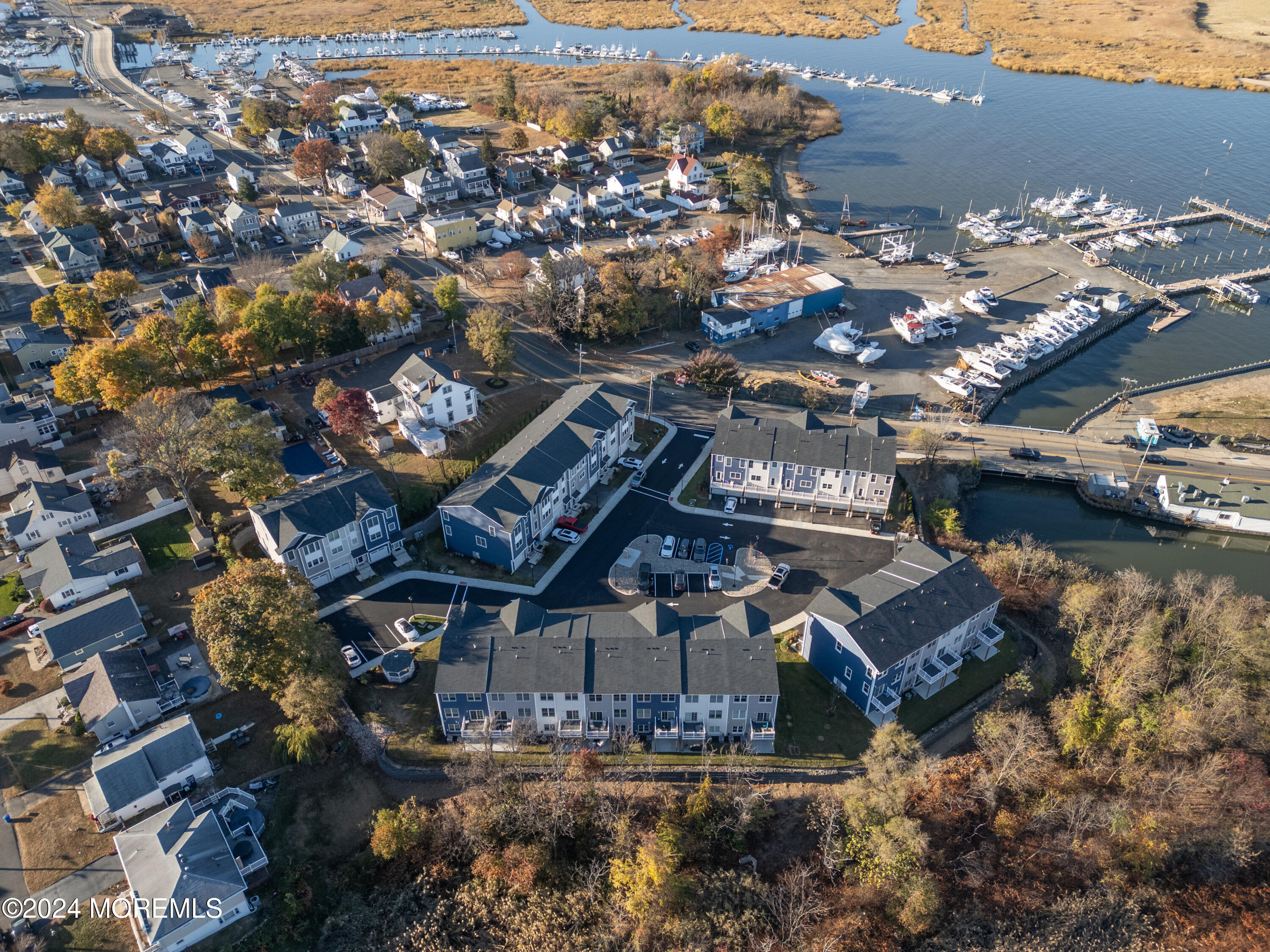 17 Raritan Cove Keyport, NJ 07735 - Photo 35 of 42 an aerial view of residential houses with outdoor space