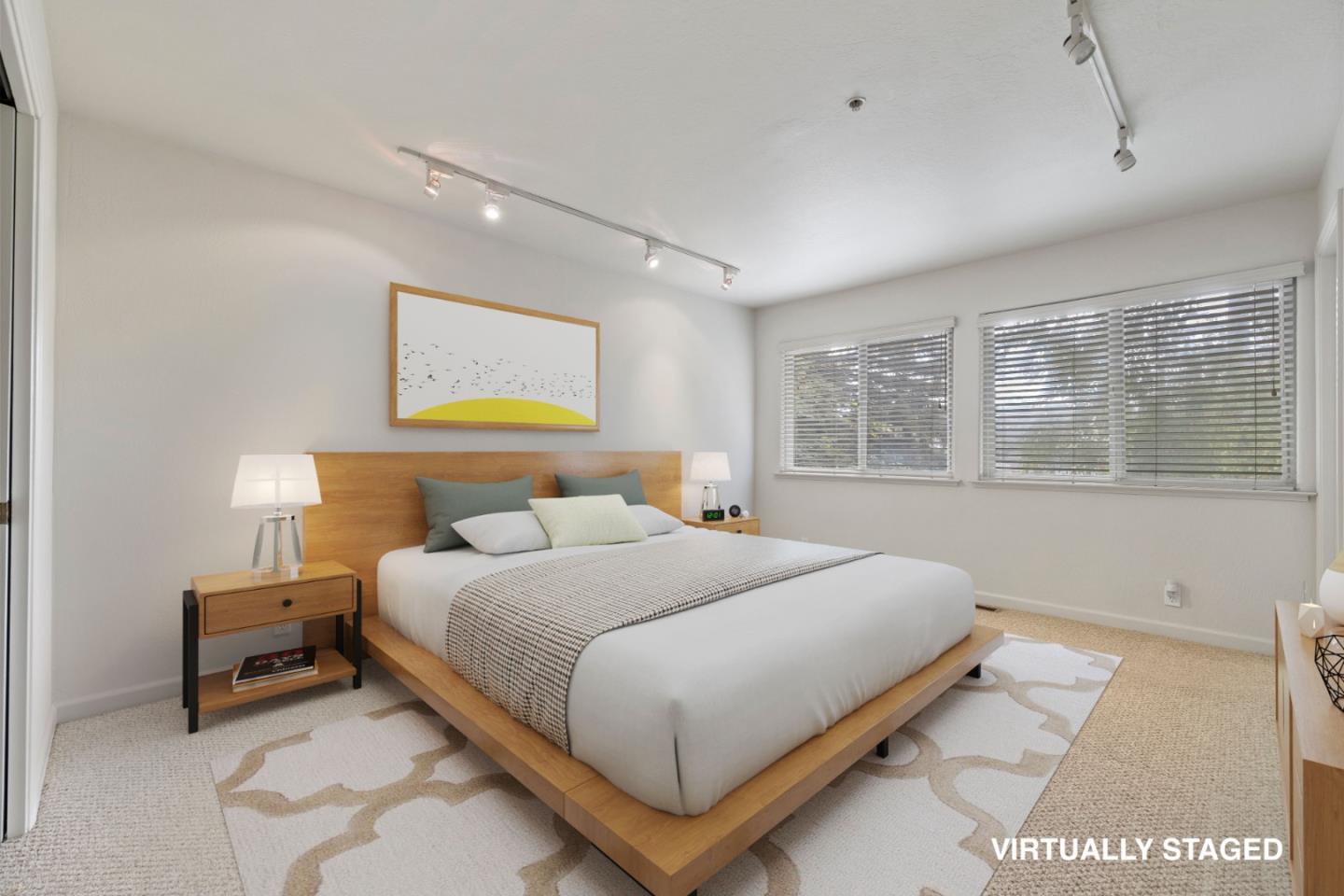 33 Edgewood Way Santa Cruz, CA 95060 - Photo 7 of 37 a bedroom with a large bed and a window