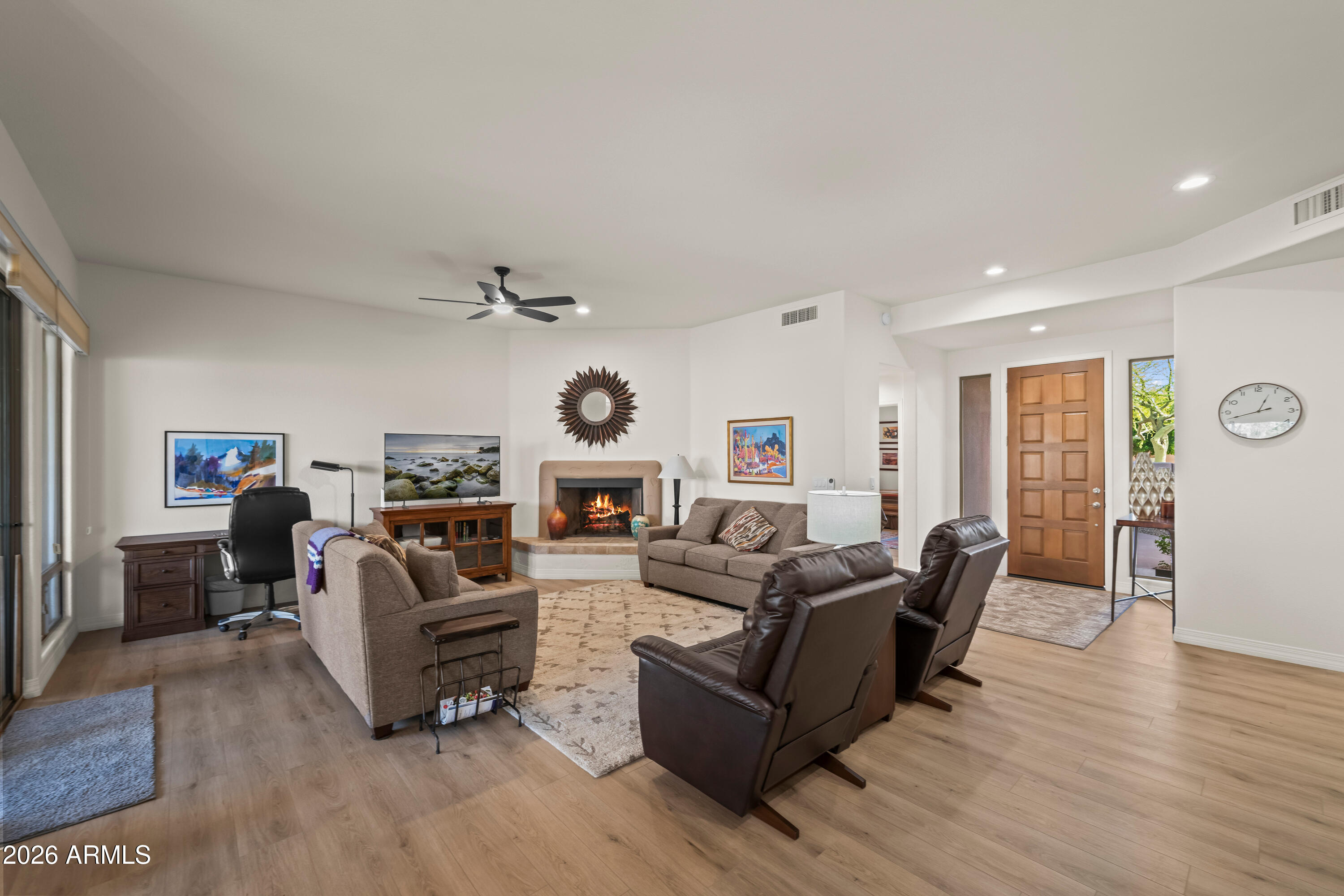 27504 North Montana Drive Rio Verde, AZ 85263 - Photo 11 of 32 a living room with furniture or couch and a wooden floor