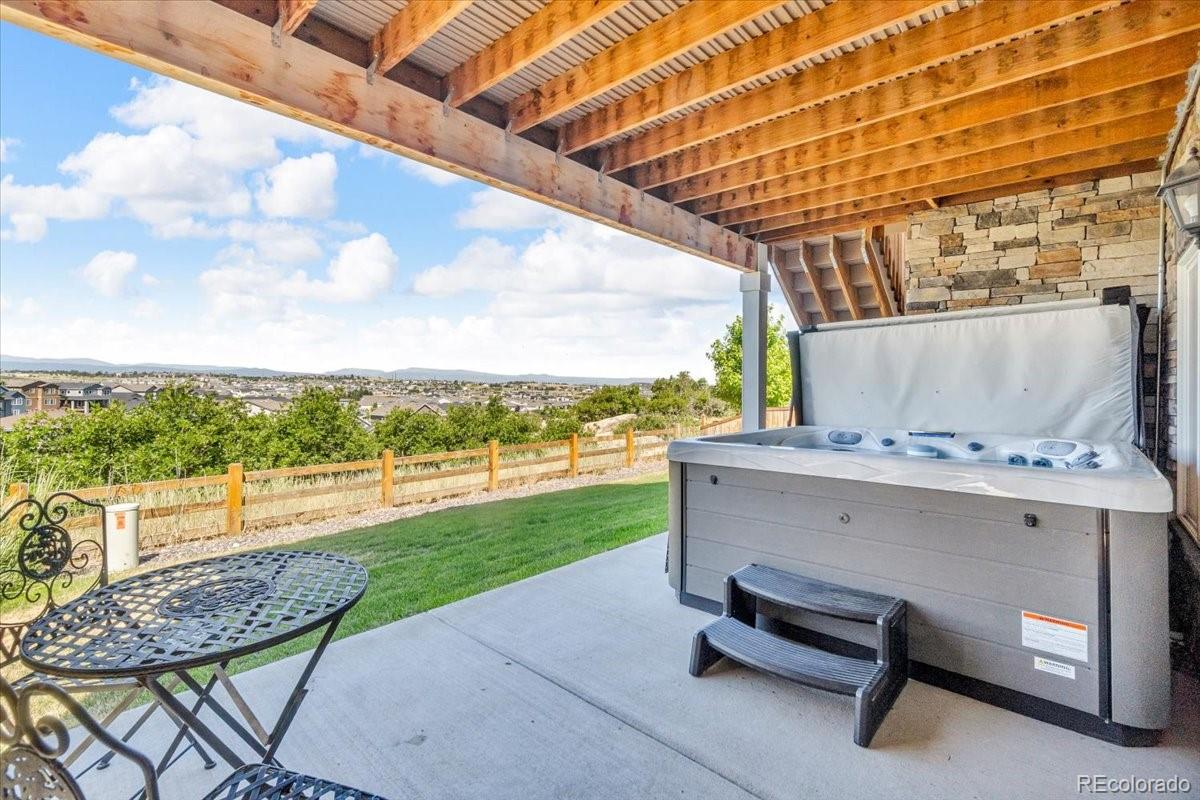 1721 Wingfeather Lane Castle Rock, CO 80108 - Photo 43 of 49 a view of a terrace with outdoor space