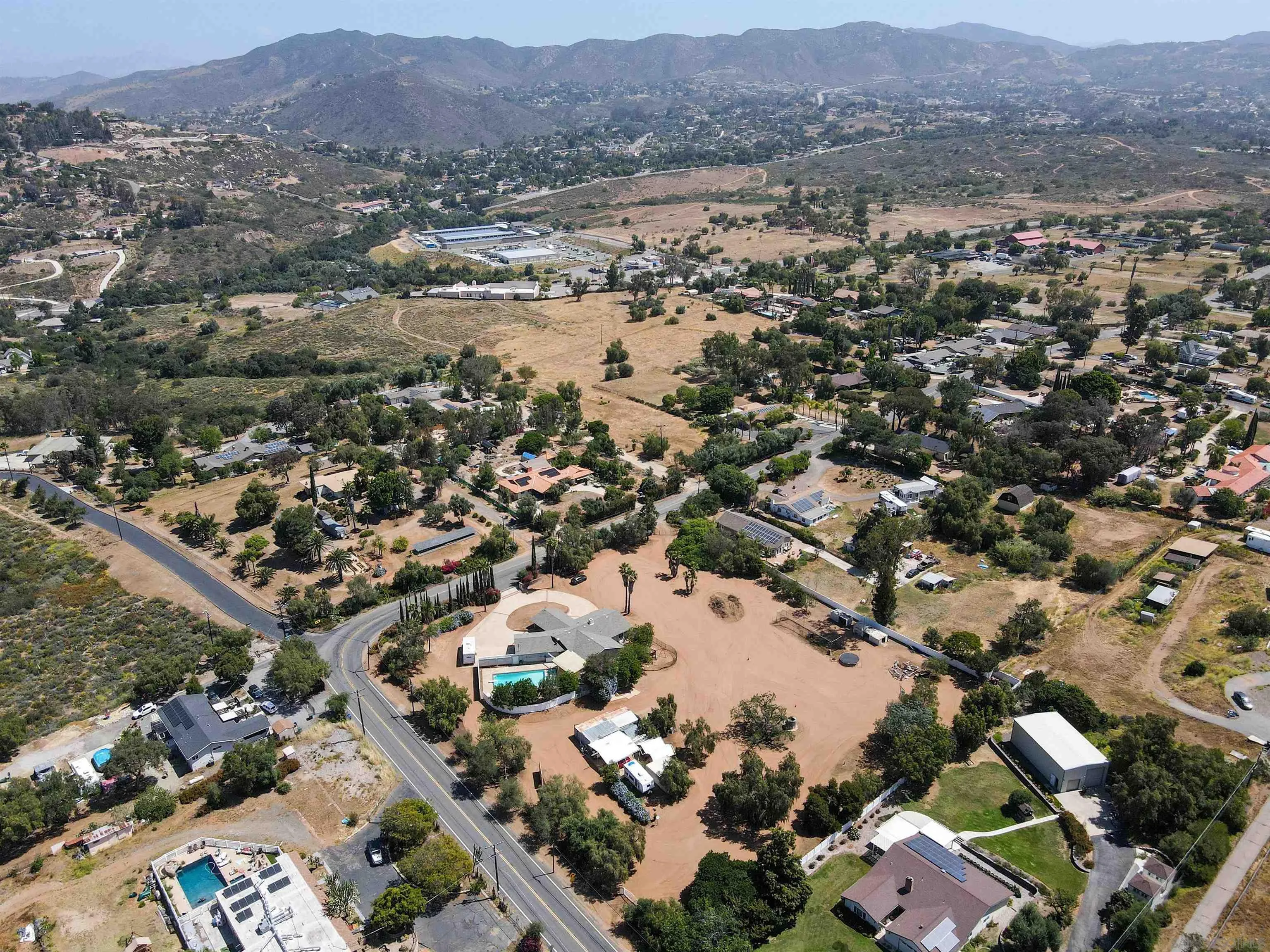 14011 Proctor Valley Road Jamul, CA 91935 - Photo 33 of 36 an aerial view of multiple house