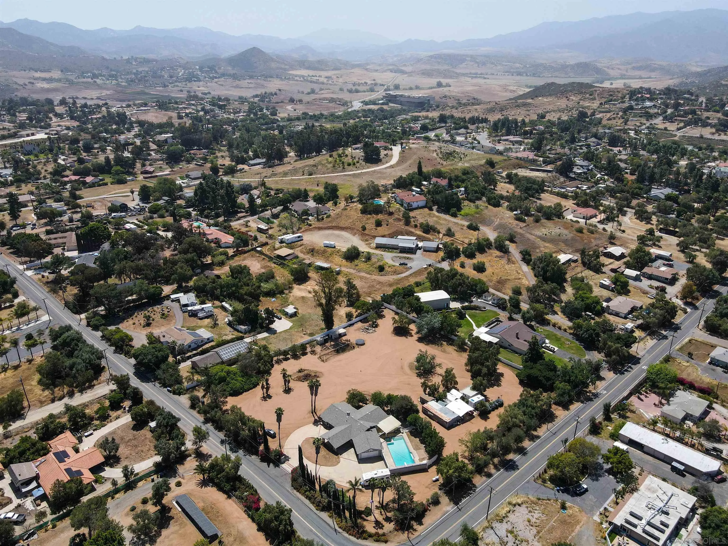 14011 Proctor Valley Road Jamul, CA 91935 - Photo 34 of 36 an aerial view of multiple house