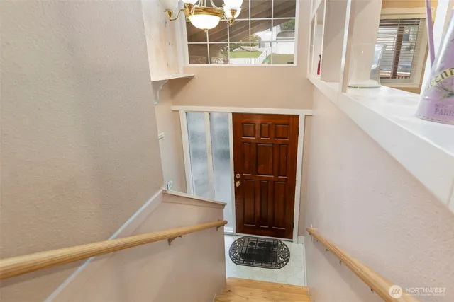 a view of front door