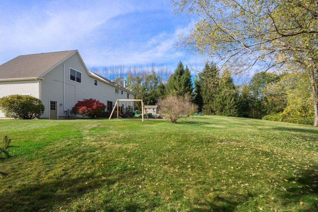 133 Dresser Hill Road Charlton, MA 01507 - Photo 35 of 42 a view of a backyard with garden