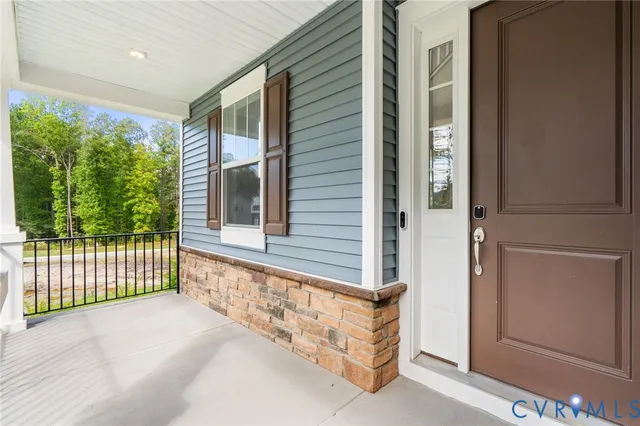 a view of a house with a porch