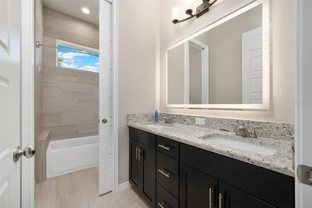 a view of a car in garage