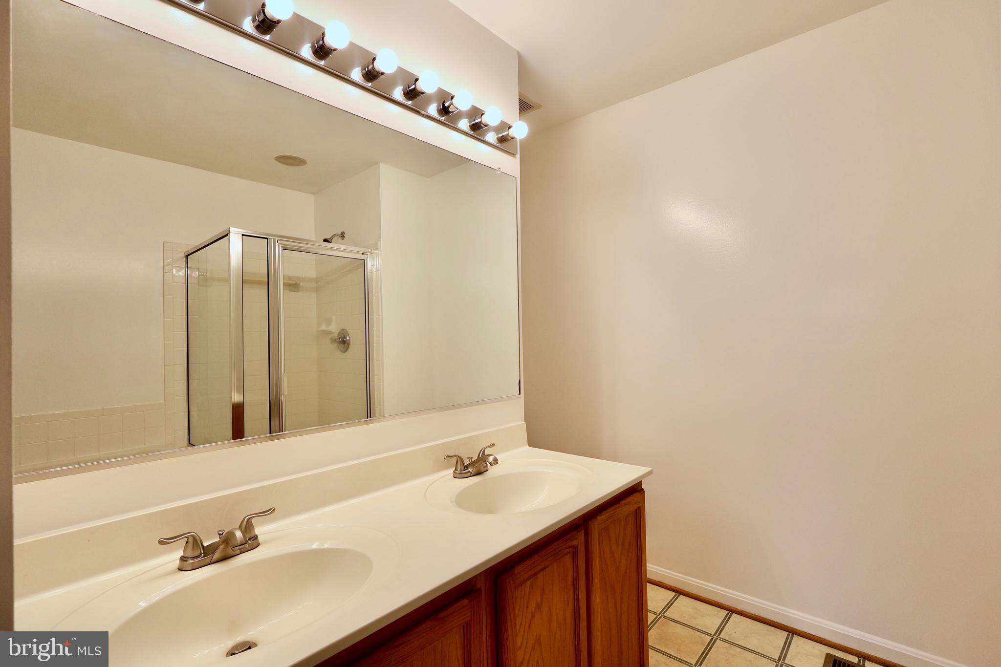 303 Three Sirens Odenton, MD 21113 - Photo 16 of 24 a bathroom with a sink and a mirror