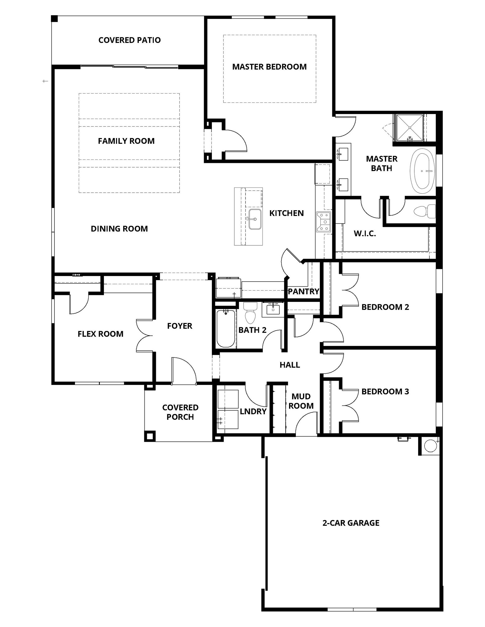 305 Kanarra Crk Road Jarrell, TX 76537 - Photo 10 of 11 This spacious single-story home features an open-concept layout that seamlessly connects the kitchen, dining, and family room, ideal for both everyday life and entertaining.