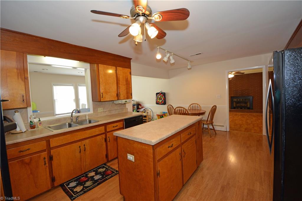 4540 Poindexter Road Walkertown, NC 27051 - Photo 8 of 30 Island in Kitchen and Open to the Dining room
