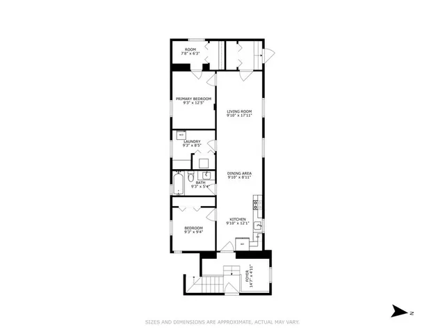 front view of house with a yard