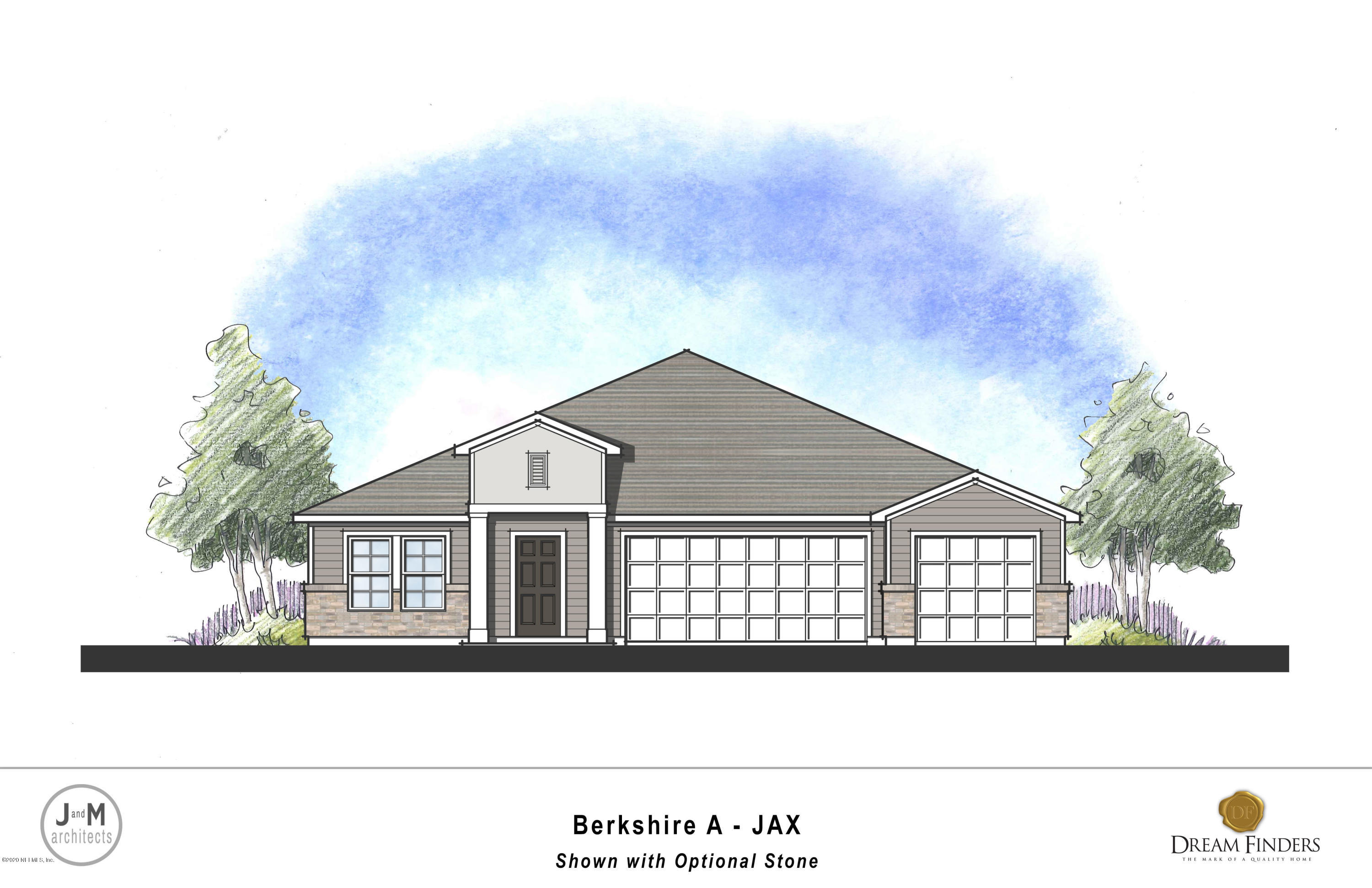 1748 Boston Commons Way Jacksonville, FL 32221 - Photo 1 of 5 Elevation A with stone