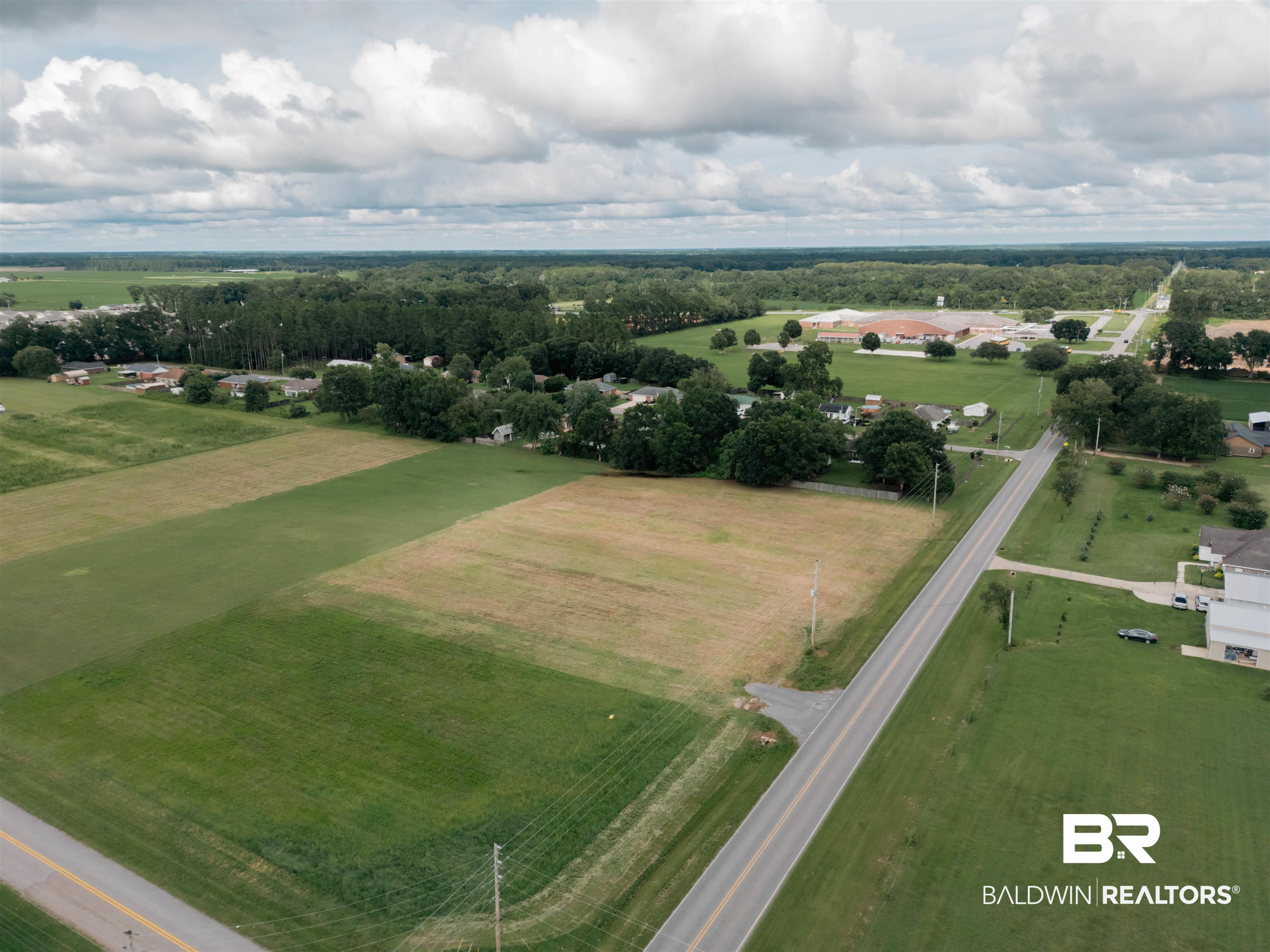 17127 East Thompson Road Robertsdale, AL 36567 - Photo 7 of 20 Aerial view of sparsely populated area