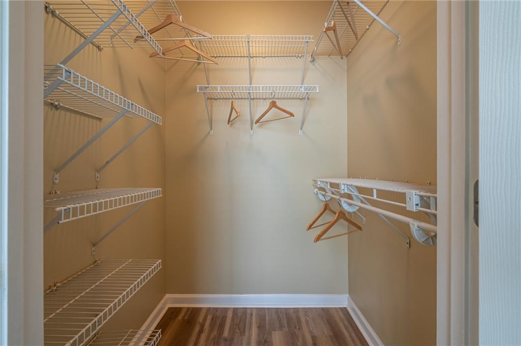 400 17th Street Northwest, Unit 1453 Atlanta, GA 30363 - Photo 21 of 27 a view of a room with racks on the wall