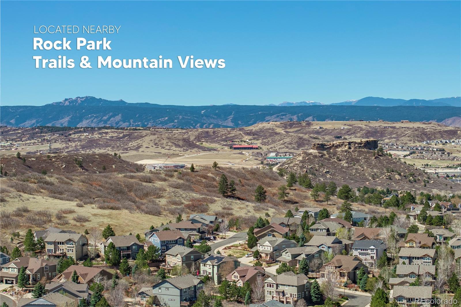 1610 Ridgetrail Court Castle Rock, CO 80104 - Photo 48 of 50 a view of ocean and a city