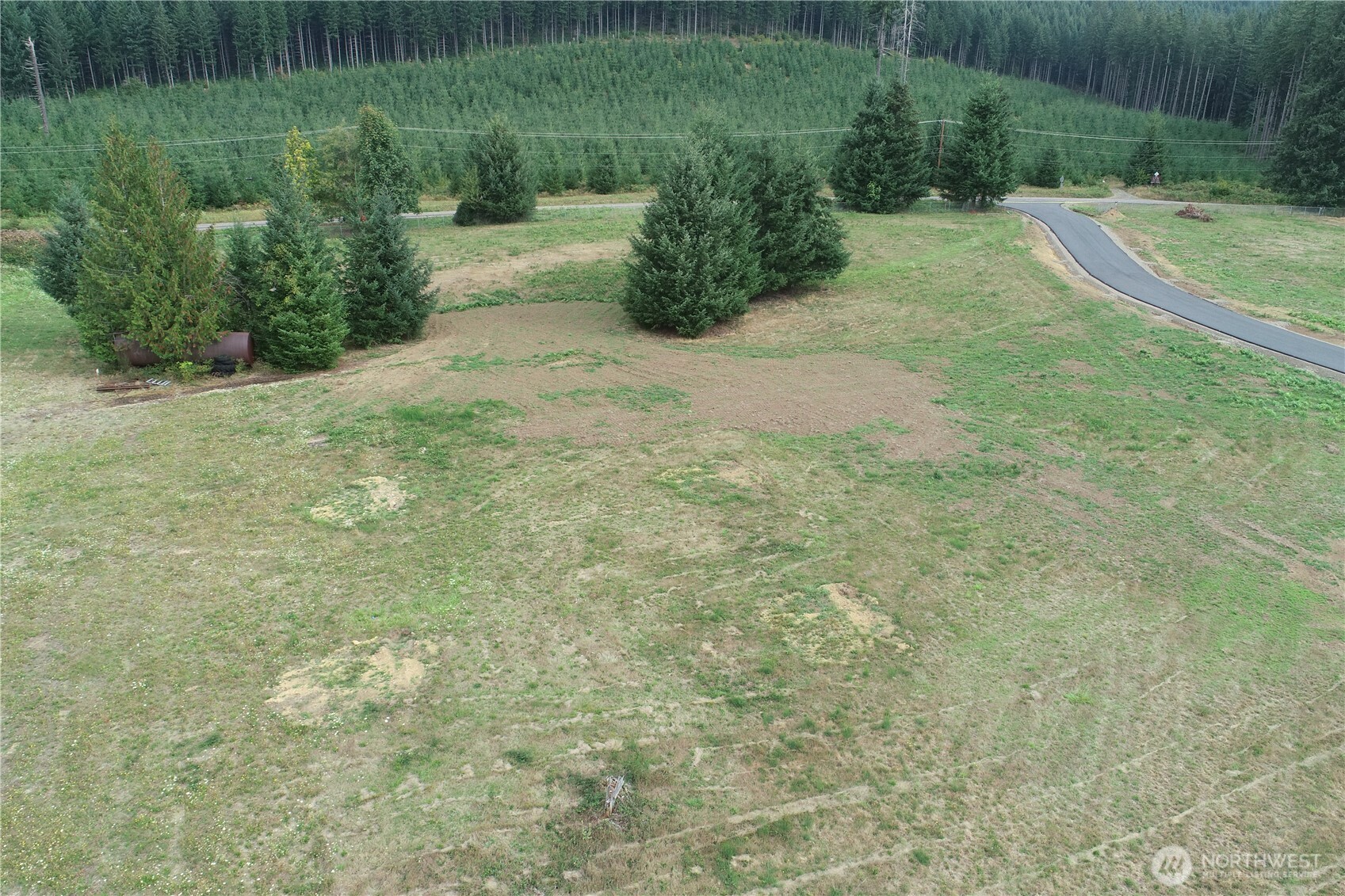 124 Norms Place Ariel, WA 98603 - Photo 8 of 9 a backyard of a house with lots of green space