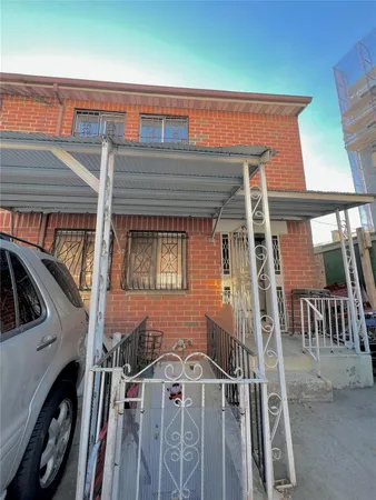 a view of a house with a balcony