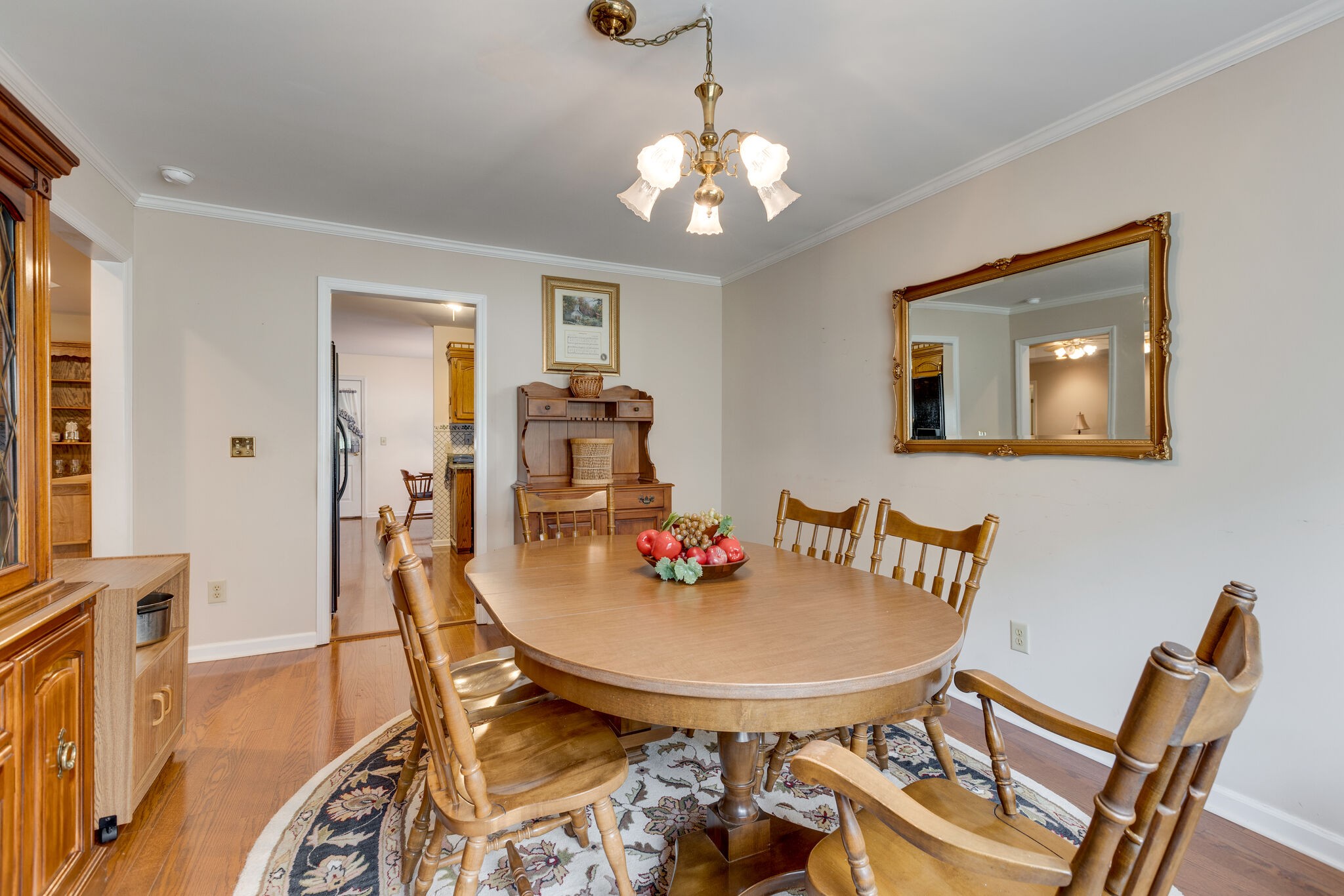 10 Harding Road Leoma, TN 38468 - Photo 11 of 26 a view of a dining room with furniture and chandelier