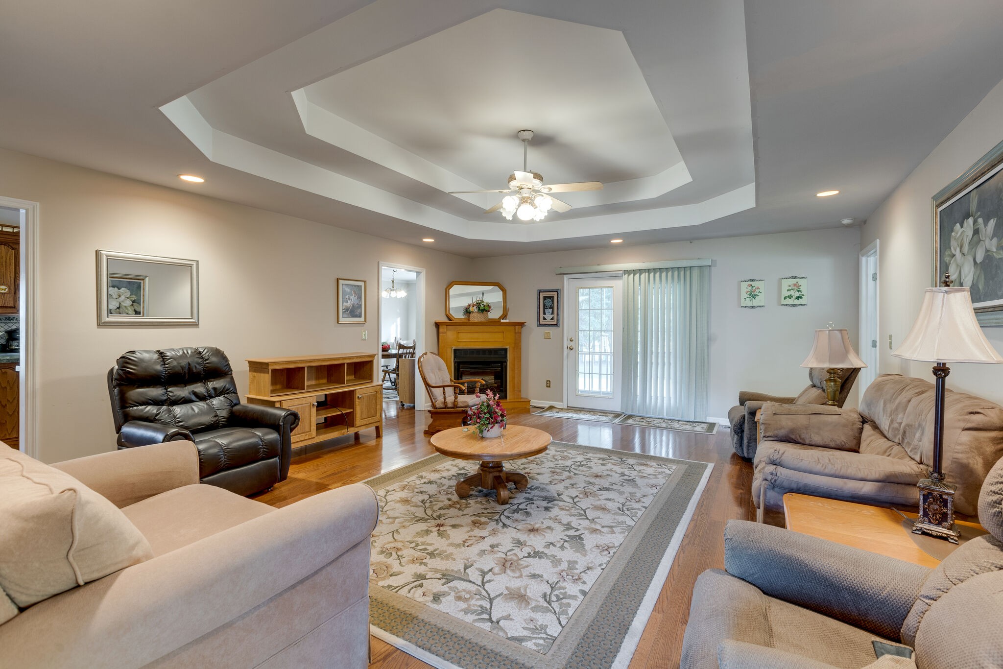 10 Harding Road Leoma, TN 38468 - Photo 6 of 26 a living room with furniture or couch and a fireplace