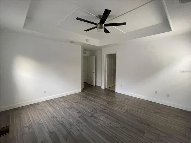 wooden floor in an empty room