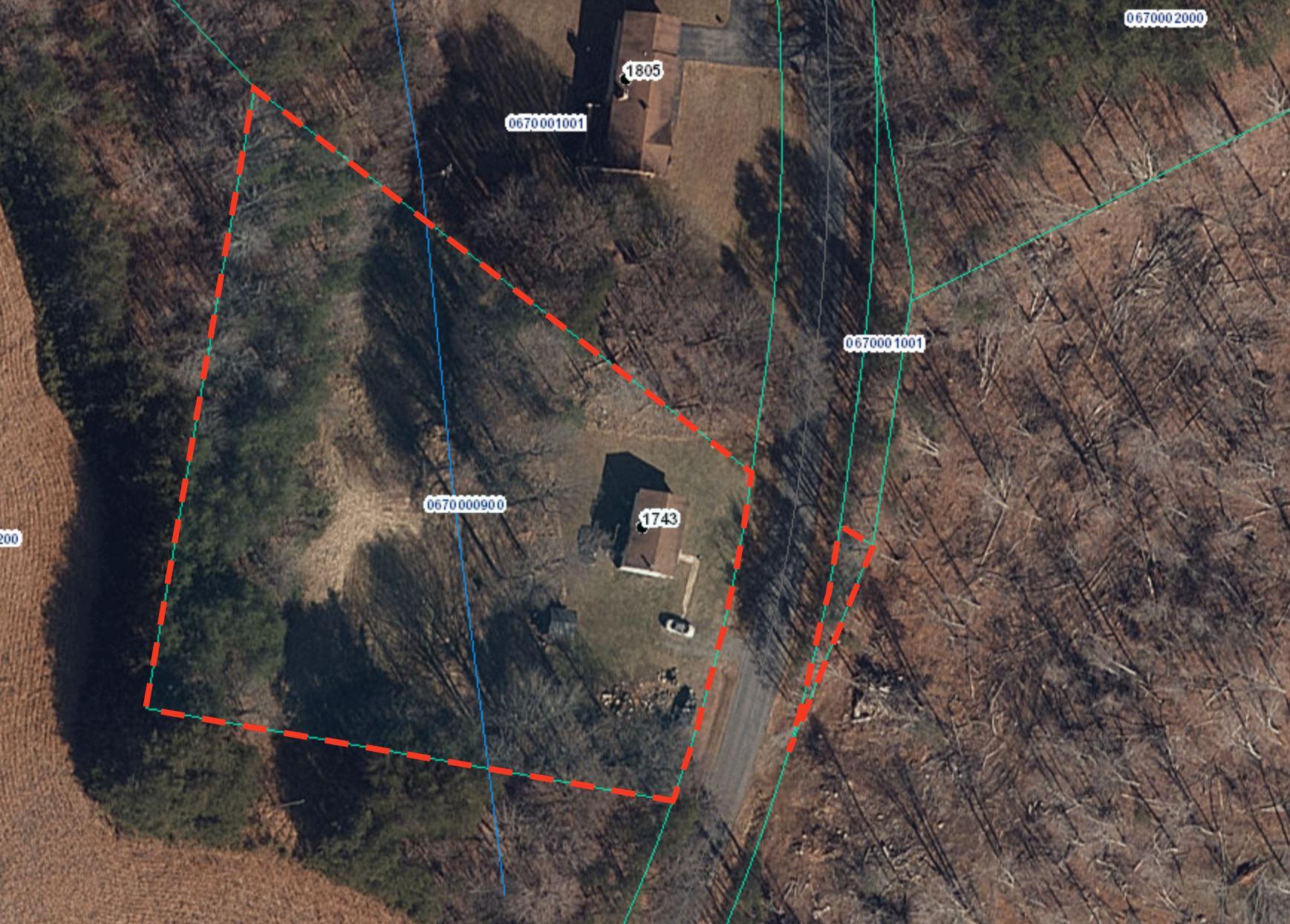 1743 Morgans Fork Road Penhook, VA 24137 - Photo 4 of 17 morgans fork - aerial pic