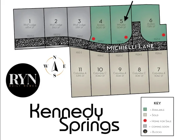 $458,900 | 9519 East Michielli Lane, Unit LOT 5, Spokane Valley, WA 99206