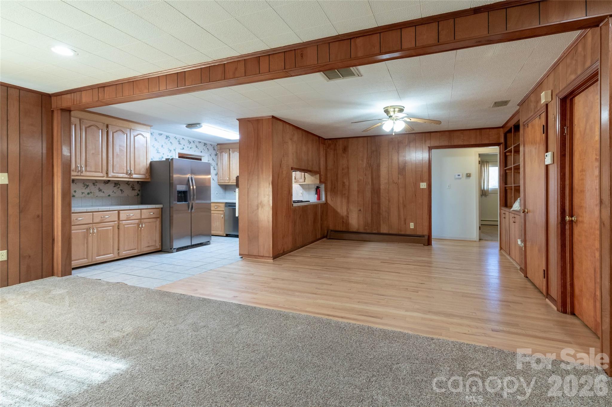 223 Cherry Street Sylva, NC 28779 - Photo 20 of 29 a view of a kitchen with refrigerator and kitchen area